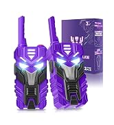 Transform Purple Doomlord,2 Pack Walkie Talkies for Kids,Birthday Gifts for 3 4 5 6 7 8 9 10 Year...