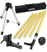 Firecore 12 Ft./3.7M Professional Laser Level Pole with Tripod and 1/4-Inch by 20-Inch Laser Moun...