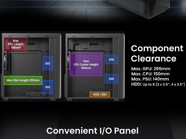 Zalman Raven ATX Mid Tower RGB Gaming PC Case