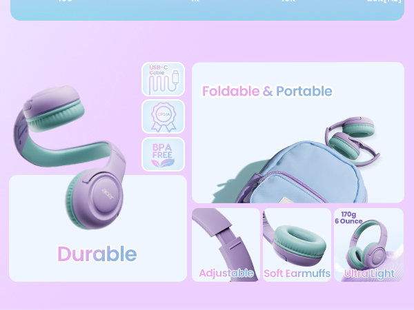kids headphones with cord