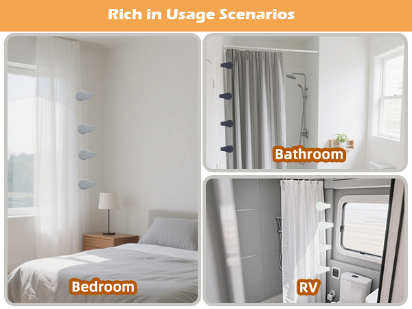 shower curtain clips