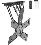 Mount Plus CM-400AI Motorized Flip Down TV Roof Ceiling Mount | Fits Large TV 23 to 55 Inches | M...
