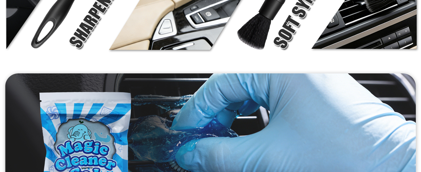 car detailing brush kit