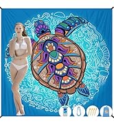 Aroveea Beach Blanket Waterproof Sandproof 1-7 Adult Oversized 78 '' × 81 '' Lightweight Durable ...