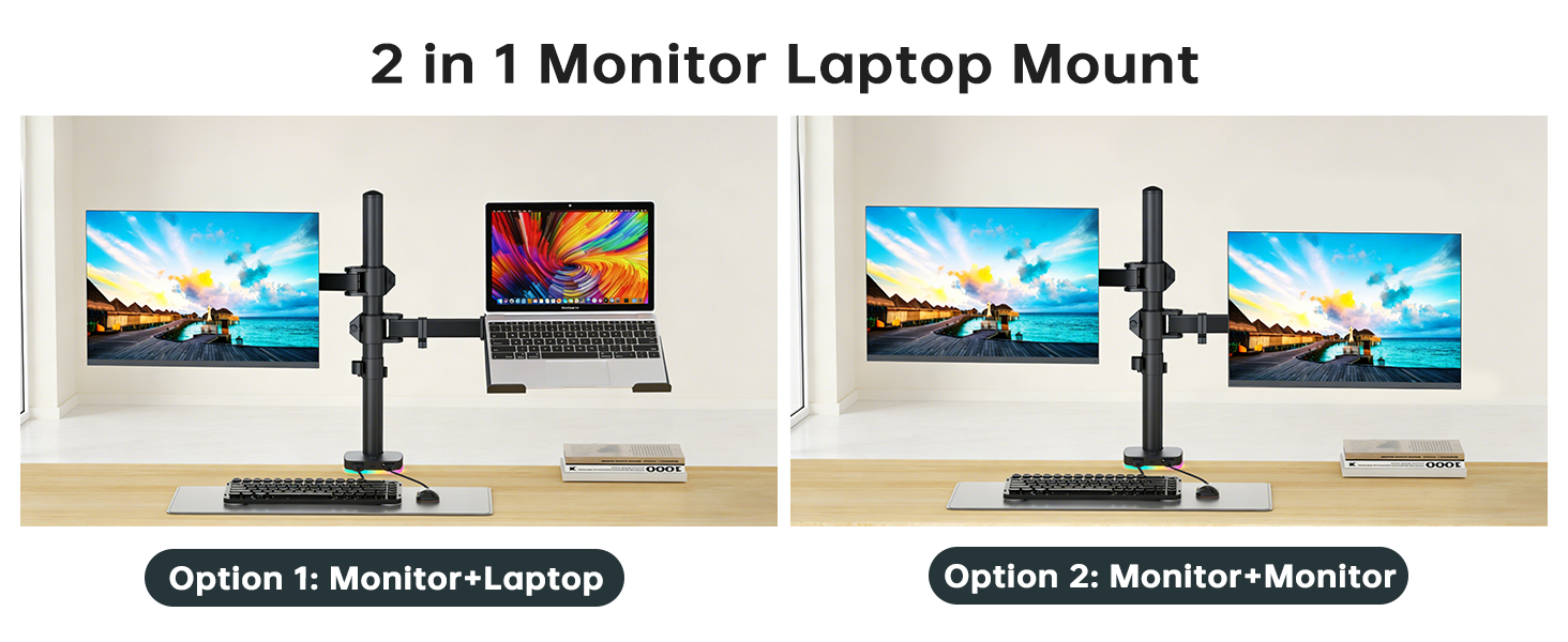 Monitor &amp;amp; Laptop Mount Stand