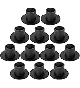 12 Pcs Black Candle Holders Sets Vintage Candlestick Holder Table Centerpieces Farmhouse Decor fo...