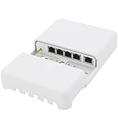 Gigabit 4-Port PoE Switch/Extender Outdoor IP65 Waterproof PoE Passthrough/PoE Amplifier/PoE Boos...