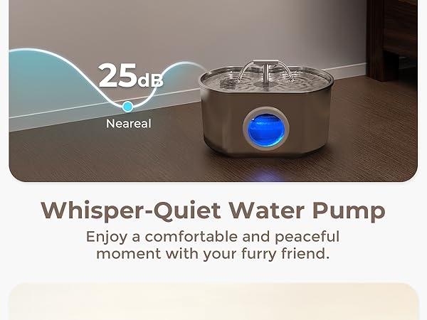 stainless steel cat water fountain