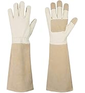 HANDLANDY Rose Pruning Gloves for Men &amp; Women, Long Thorn Proof Gardening Gloves, Breathable Pigs...