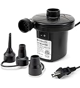 Etekcity Air Pump for Inflatables, Portable Electric Air Mattress Pump, Quick-Fill Perfect Inflat...