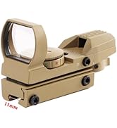 HD101 Red Green Point Gun Scope Reflex Reticle Tactical Scope with 11/20mm Rail
