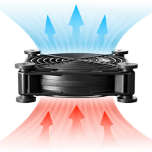 computer fan with ac plug