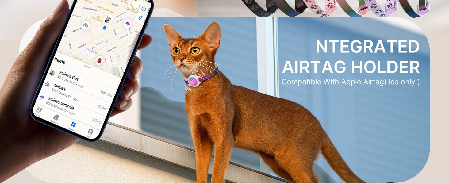 Airtag Cat Collar Holder