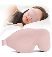 NEWVANGA Sleep Mask for Back and Side Sleeper, Block Out Light, Luxury Sleeping Eye Mask of 3D Ni...