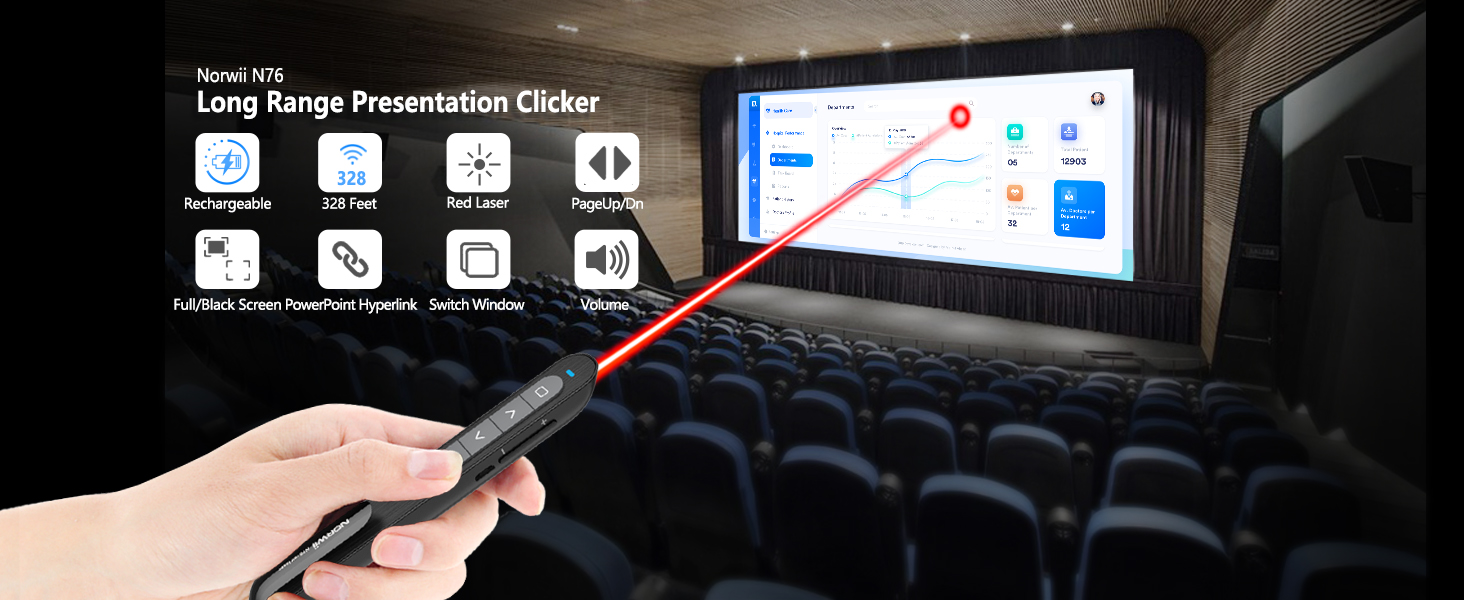 Norwii N76 Wireless Presenter