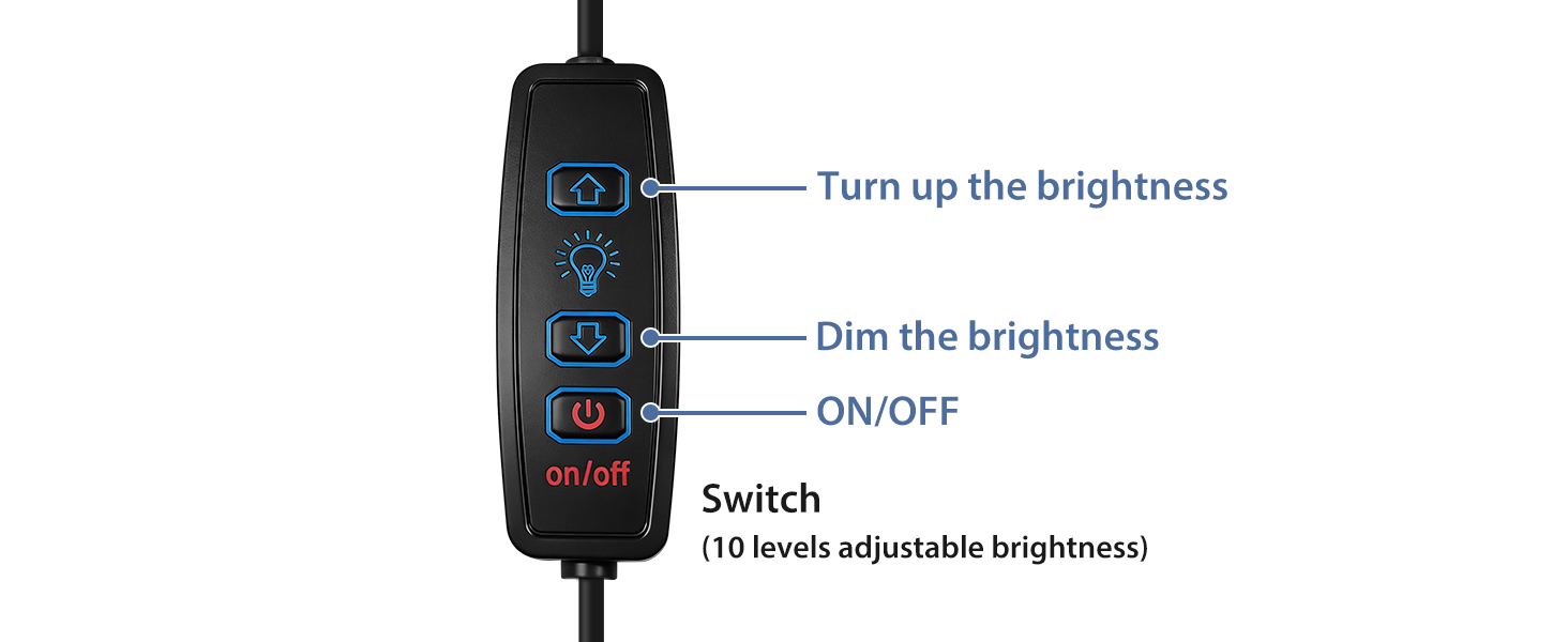 Buttons Control Brightness
