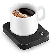 VOBAGA Coffee Mug Warmer, Electric Coffee Warmer for Desk with Auto Shut Off, 3 Temperature Setti...