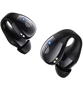 Open Ear Headphones Wireless Bluetooth 5.4, Clip on Earbuds with Mic, Open Ear Earbuds with Charg...