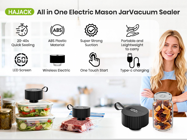 mason genie vacuum sealer kit
