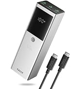 TALIX 125W Power Bank, 12800mAh Portable Laptop Charger with 240W USB-C Cable and 3-Port, PD Fast...