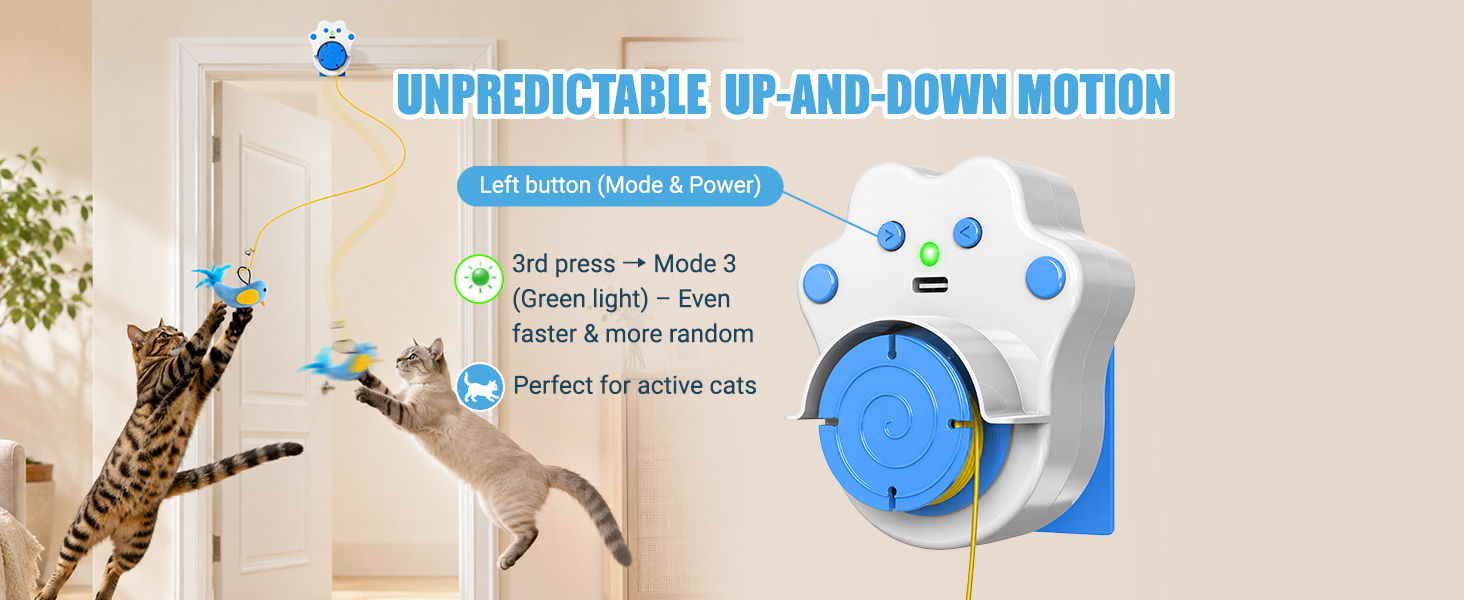 Hunt Mode(Green)-For Active cats