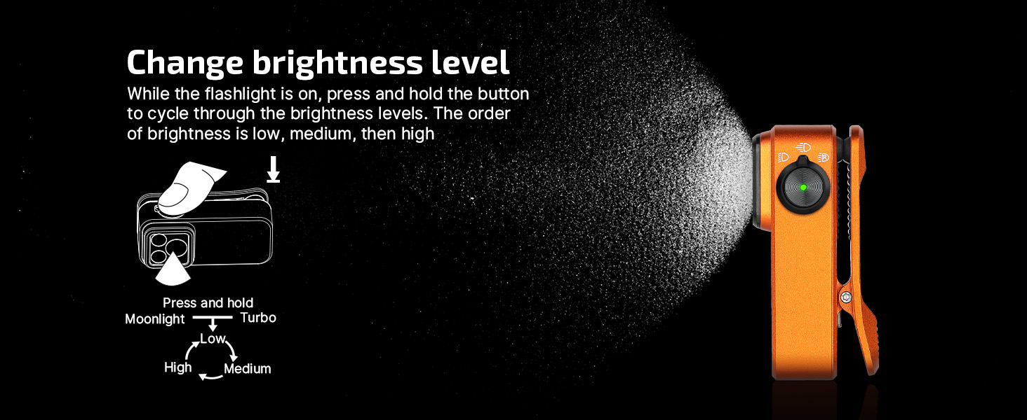 Change brightness level