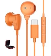 ACAGET USB C Earbuds for iPhone 17 Pro Max Air 16 15 Plus/iPad Pro Air Mini, Wired Type C Headpho...