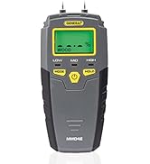 General Tools MMD4E Digital Moisture Meter, Water Leak Detector, Moisture Tester, Pin Type, Backl...