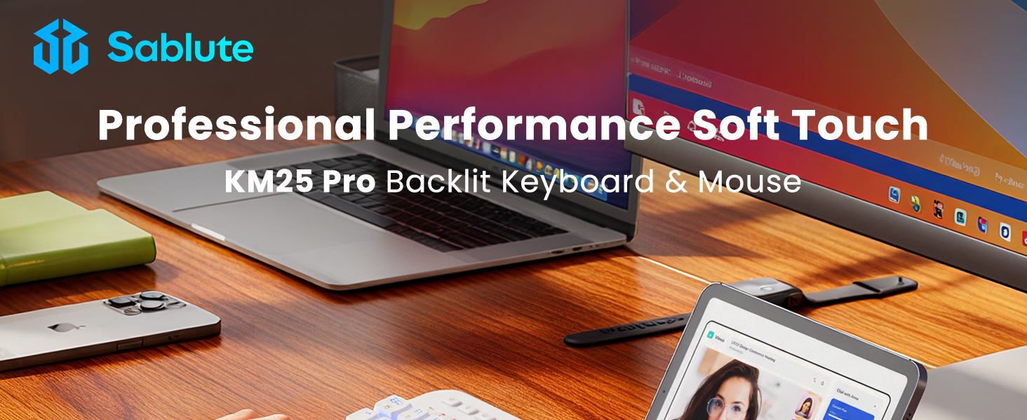 SABLUTE Keyboard and mouse comb