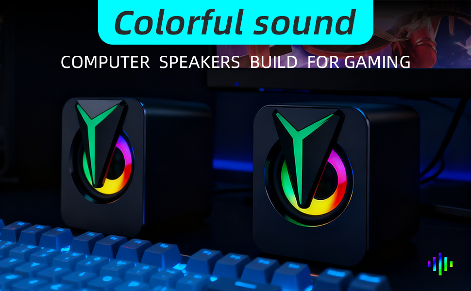 RGB Computer Speakers with Bluetooth 5.0
