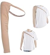 FuyoSegen Lymphedema Compression Arm Sleeve,Lymph Support,Thumb Lymph Edema arm Sleeve,Polyuretha...