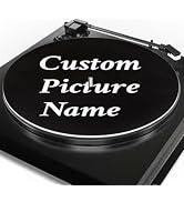 Doojoayie Personalized Turntable Platter Mat 12 Inches Anti Vibration Vinyl Record Slip Mats for ...