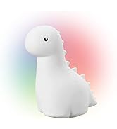 Globe Electric 13319 Billie Brontosaurus Multicolor Changing Integrated LED Rechargeable Silicone...