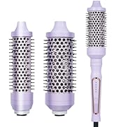 Heated Round Brush, Thermal Brush Blowout Set 1.25"/1.5"/1.75" for Short to Long Hair, 300-450°F ...