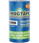 FrogTape Pro Painter's Tape with PAINTBLOCK, Medium Adhesion, 1.41