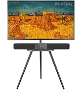 ECOTINY Tripod Easel TV Stand for 43 to 65 Inch LCD Led Screen, Height Adjustable and Swievel TV ...
