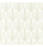 Geometric Hexagon Gold Leaf Peel and Stick Wallpaper 17.3"x78.7" Self-Adhesive Wall Paper, Boho C...