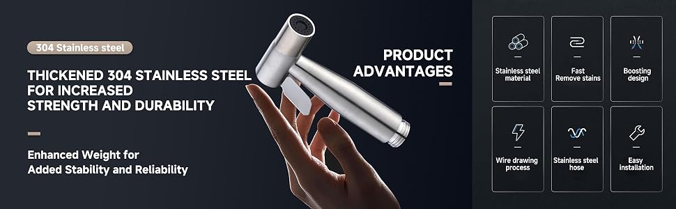 THICKENED 304 STAINLESS STEELFOR INCREASEDSTRENGTH AND DURABILITY