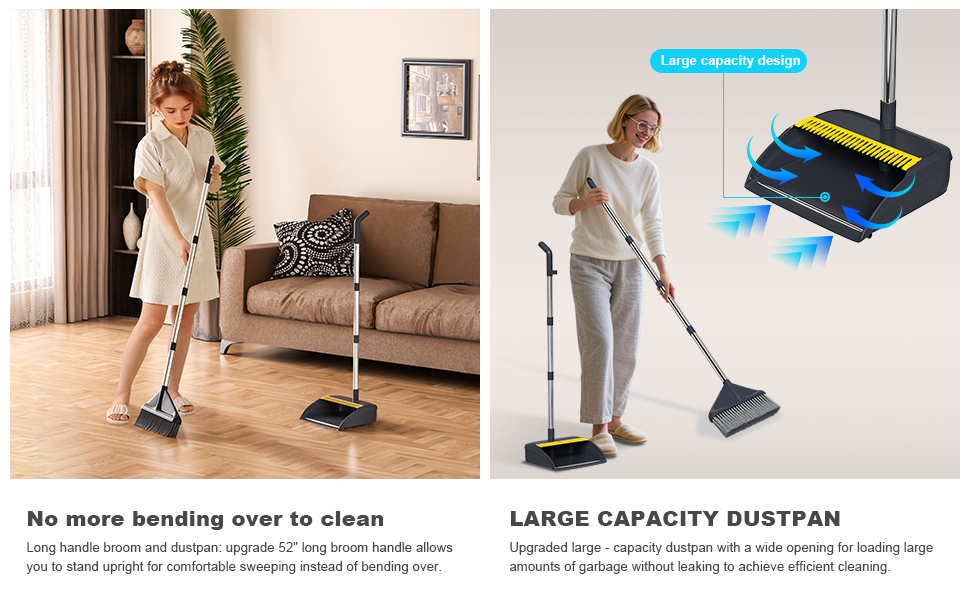 Adjustable Handle Broom