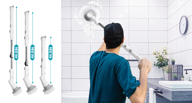 power scrubbers for cleaning bathroom