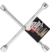 EPAuto 14" Heavy Duty Universal Lug Wrench, 4-Way Cross Wrench