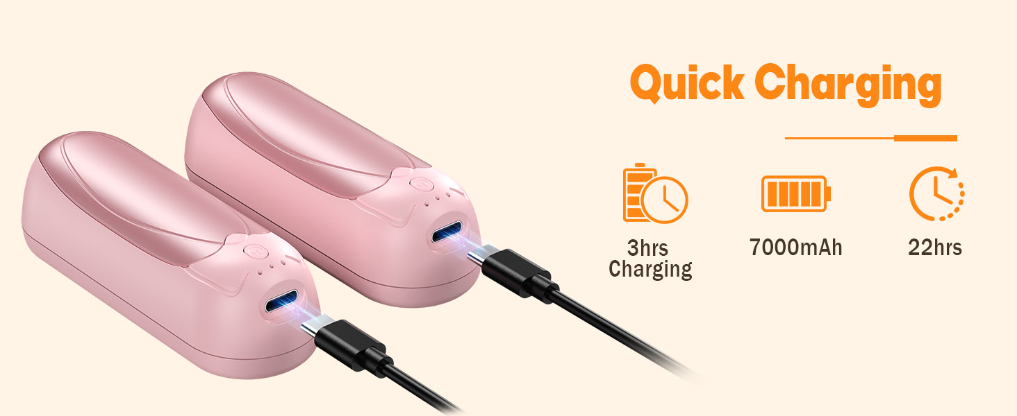 Hand Warmers Rechargeable 2 Pack