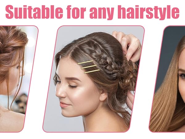 Brown bobby pins