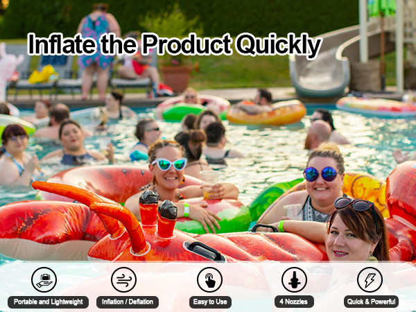 Electric Air Pumps for Inflatables Air Mattress Gymnastics Track Mat