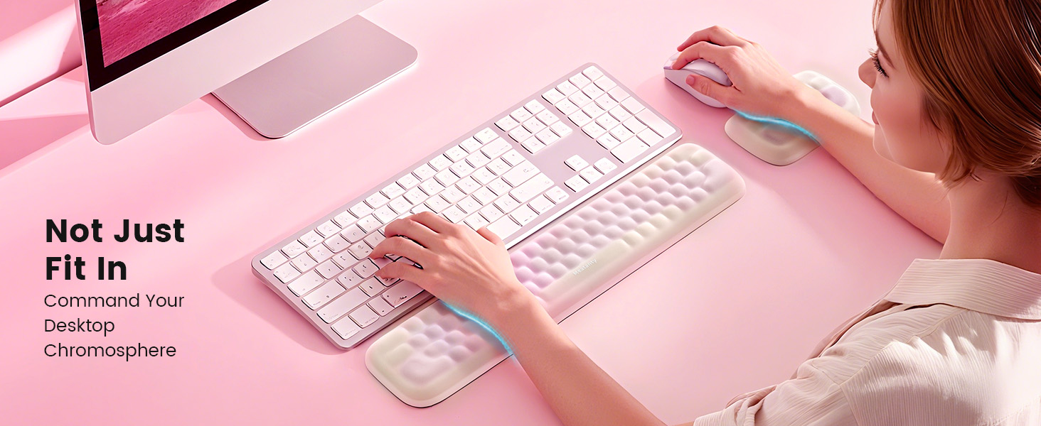 computer wrist rest combo