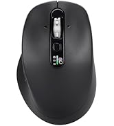 INFINMIND Multi-Device Wireless Bluetooth Mouse, 2.4G USB Receiver and Two Bluetooth, 4-Way Navig...