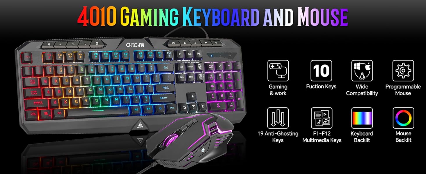 gaming keyboard and mouse