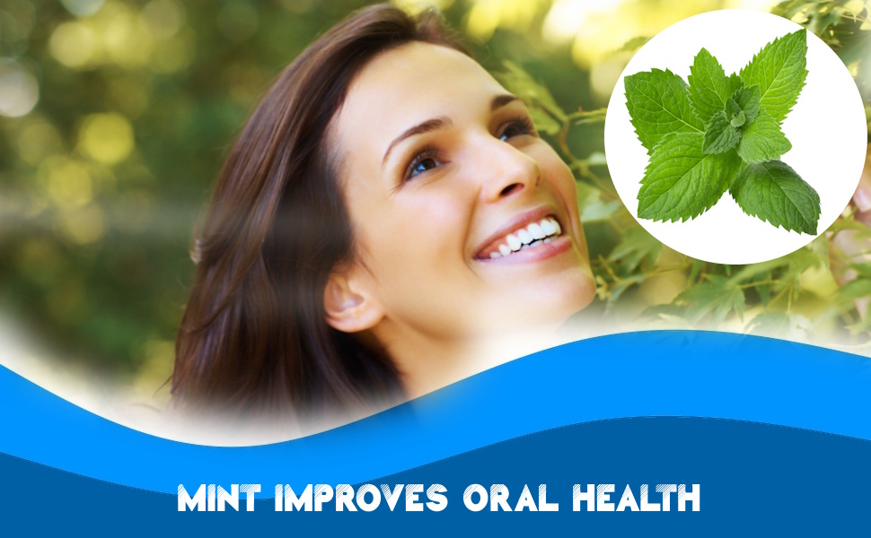 Mint improves oral health
