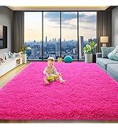 qulint 8x10 Area Rugs for Living Room, Large Fluffy Rug for Bedroom, Soft Shag Rugs Shaggy Fuzzy ...