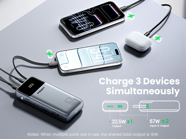 PISEN CCC 20000mAh 67W Power Bank
